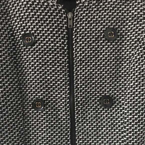 Emmelee black & white woven soft tweed jacket - Picture 3 of 4